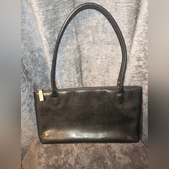 Hobo International Women's Shoulder Bag Black Leather Purse vintage Y2K - Picture 9 of 12